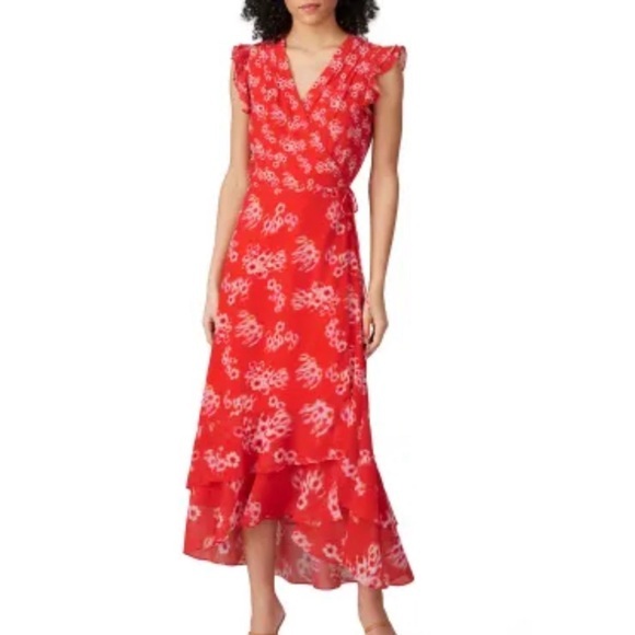 Allsaints Dela Jasmine Wrap Dress